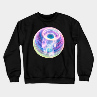 Illustration Colorful Planet Crewneck Sweatshirt